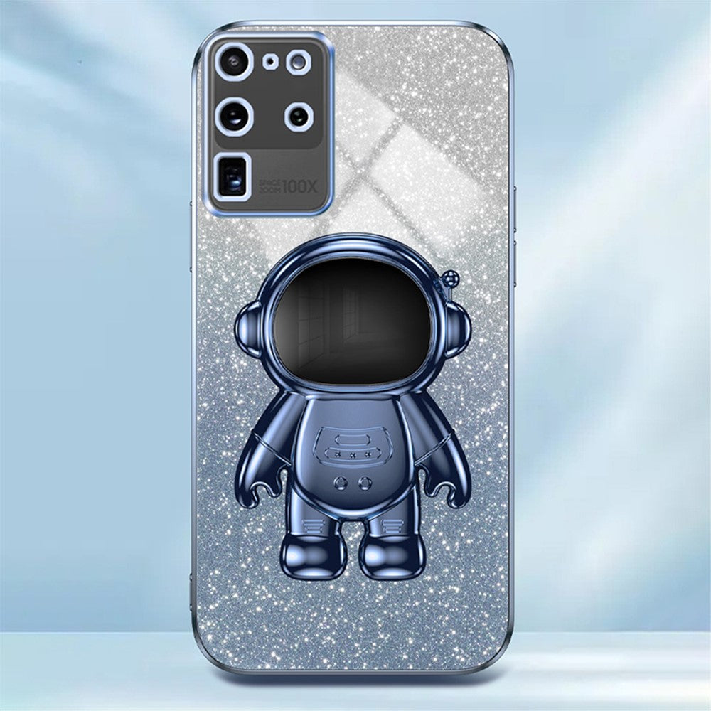 For Samsung Galaxy S20 Ultra Case Precise Cutout Astronaut Kickstand Dustproof PC+TPU Phone Cover