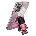 For Samsung Galaxy S20 Ultra Case Precise Cutout Astronaut Kickstand Dustproof PC+TPU Phone Cover