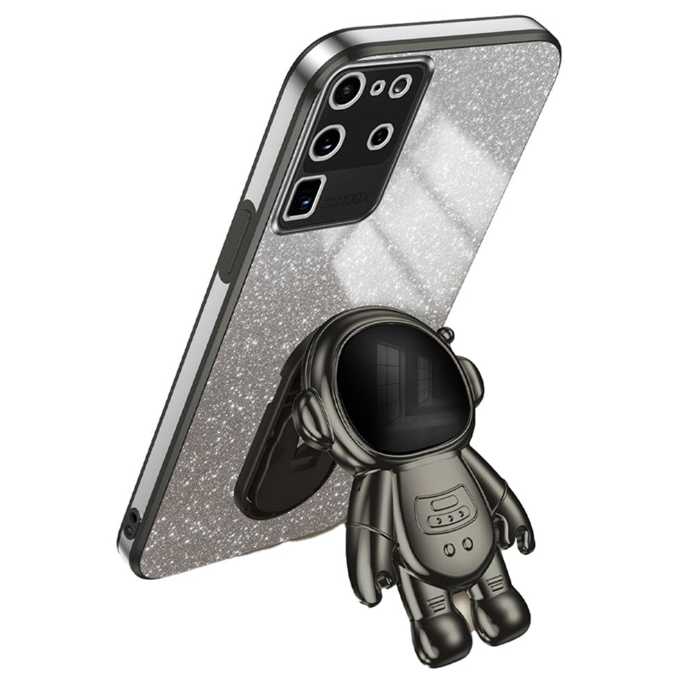 For Samsung Galaxy S20 Ultra Case Precise Cutout Astronaut Kickstand Dustproof PC+TPU Phone Cover