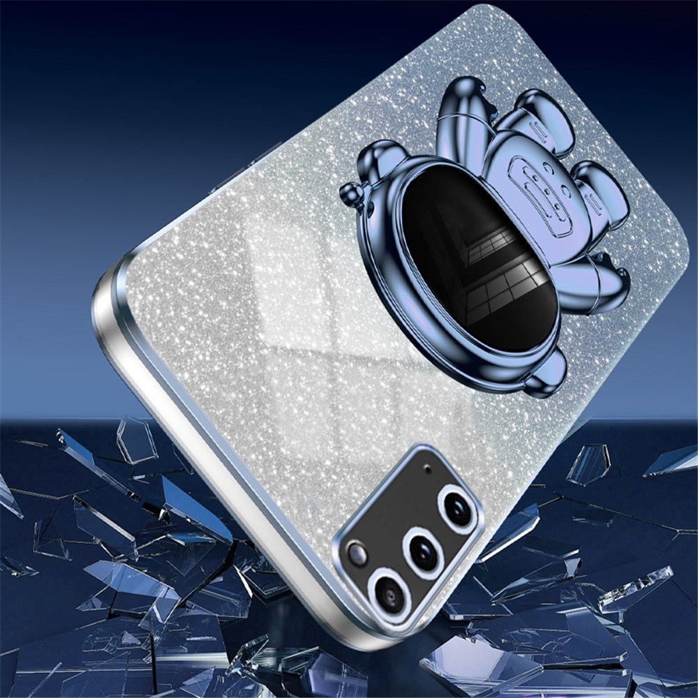For Samsung Galaxy S20 4G / 5G Stable Kickstand Phone Case PC+TPU Cell Phone Cover