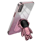 For Samsung Galaxy S20 4G / 5G Stable Kickstand Phone Case PC+TPU Cell Phone Cover