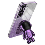 Telefoncover med støtteben til Samsung Galaxy S21+ 5G Cover PC+TPU Anti-ridse Telefoncover