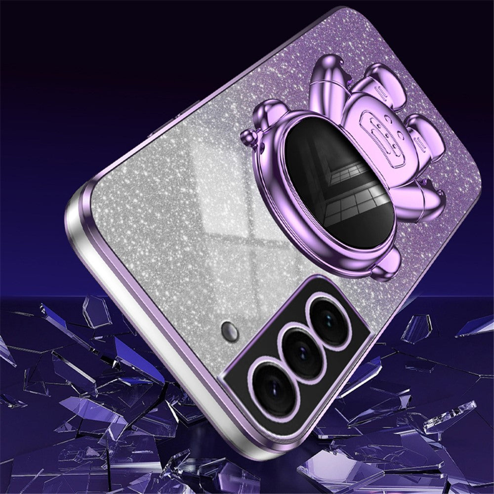 Telefoncover med støtteben til Samsung Galaxy S21+ 5G Cover PC+TPU Anti-ridse Telefoncover