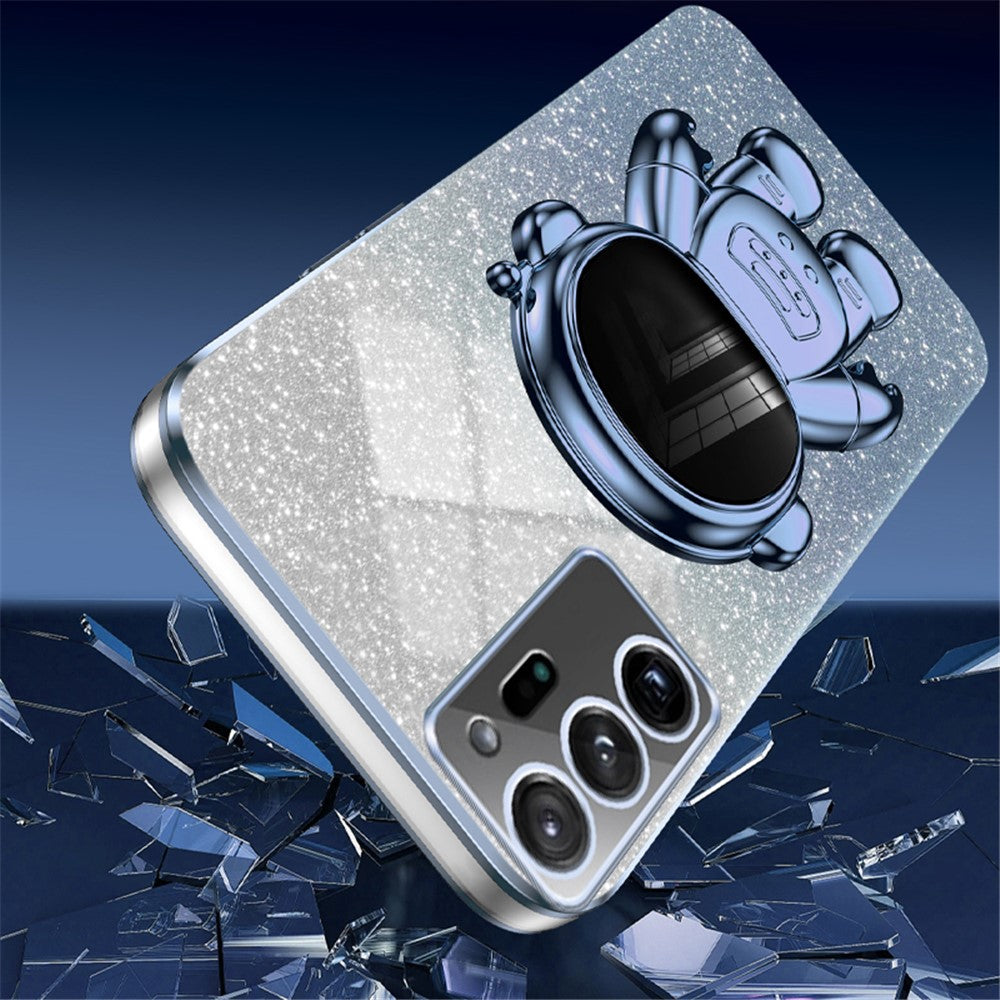 For Samsung Galaxy Note20 Ultra 5G / Note20 Ultra Astronaut Kickstand Phone Case PC+TPU Cell Phone Cover