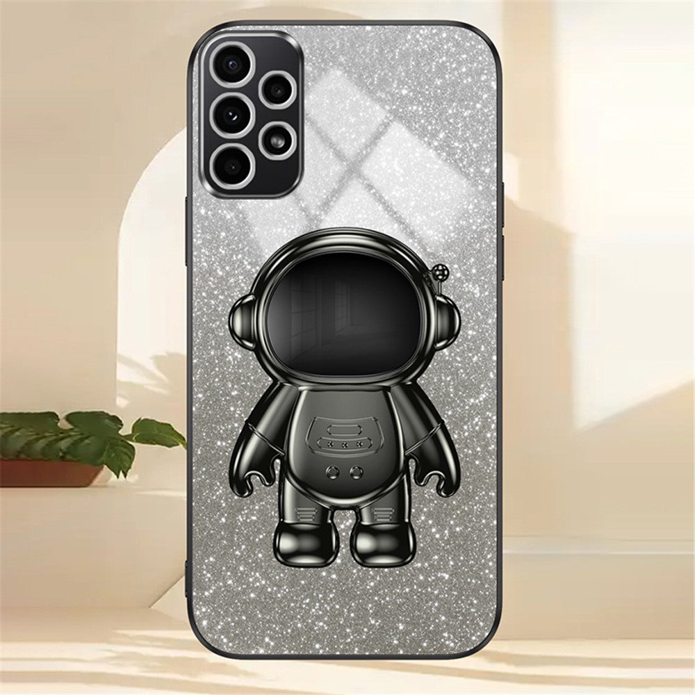 For Samsung Galaxy A33 5G Case PC+TPU Anti-scratch Astronaut Kickstand Phone Cover