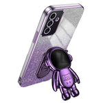 Astronaut Kickstand Cover for Samsung Galaxy A35 5G Case PC+TPU Anti-scratch Phone Shell