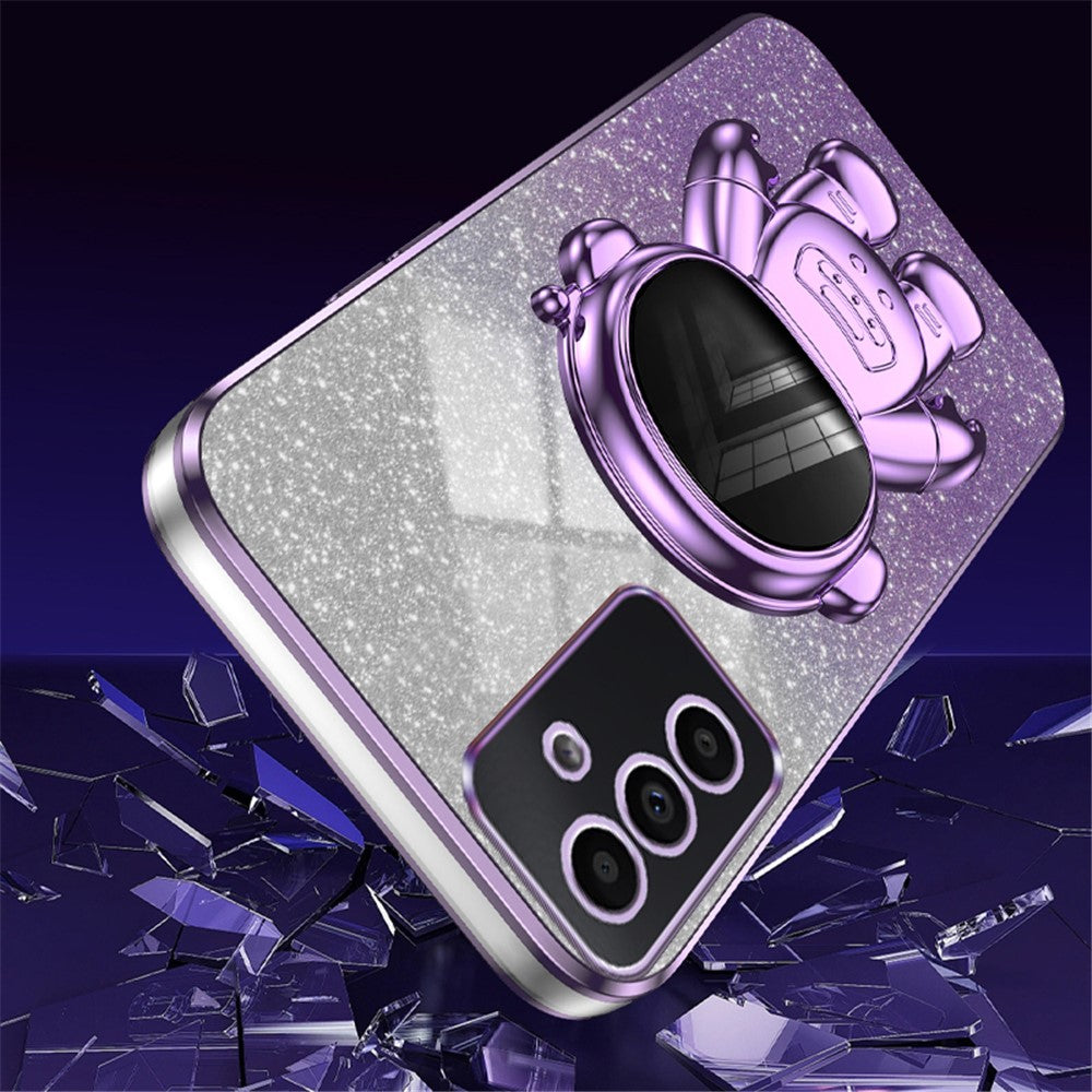 Astronaut Kickstand Cover for Samsung Galaxy A35 5G Case PC+TPU Anti-scratch Phone Shell
