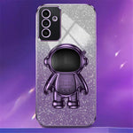 Astronaut Kickstand Cover for Samsung Galaxy A35 5G Case PC+TPU Anti-scratch Phone Shell