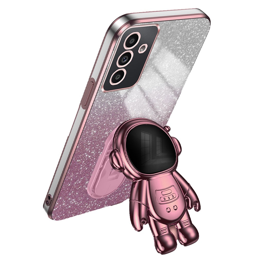 Astronaut Kickstand Cover for Samsung Galaxy A35 5G Case PC+TPU Anti-scratch Phone Shell