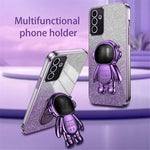 For Samsung Galaxy A15 4G / A15 5G Case Drop-proof Astronaut Kickstand Mobile Phone Cover