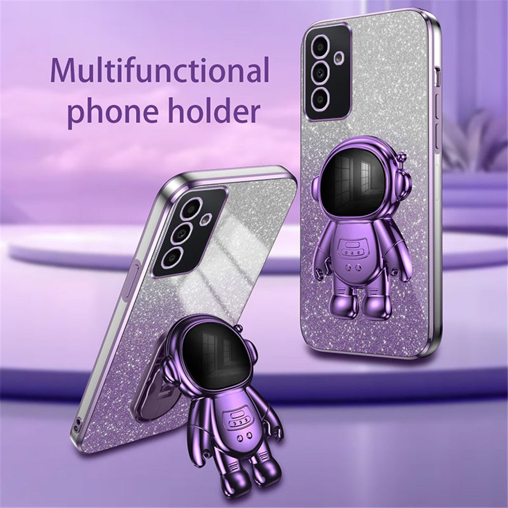 For Samsung Galaxy A15 4G / A15 5G Case Drop-proof Astronaut Kickstand Mobile Phone Cover