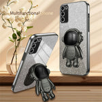 Støttebenscover til Samsung Galaxy A03s (164,2mm) Skinnende PC+TPU telefoncover