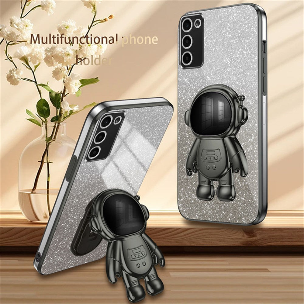 Støttebenscover til Samsung Galaxy A03s (164,2mm) Skinnende PC+TPU telefoncover