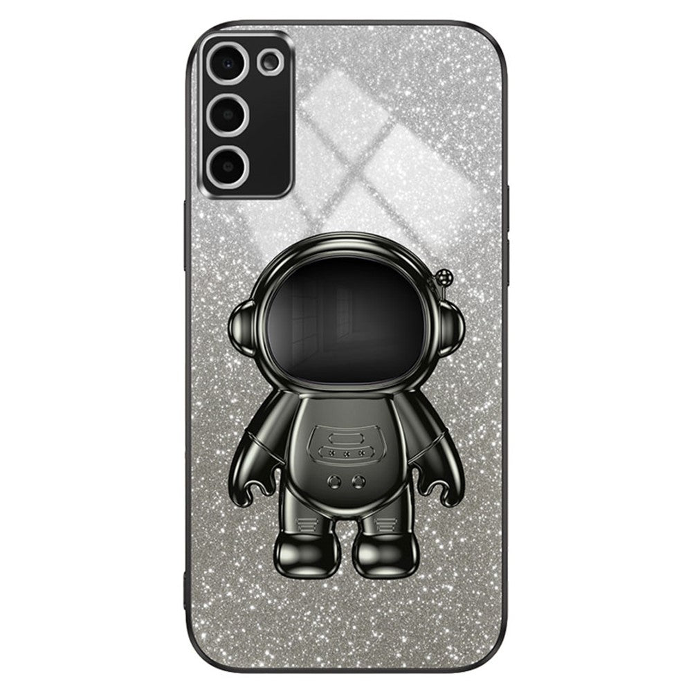 Støttebenscover til Samsung Galaxy A03s (164,2mm) Skinnende PC+TPU telefoncover