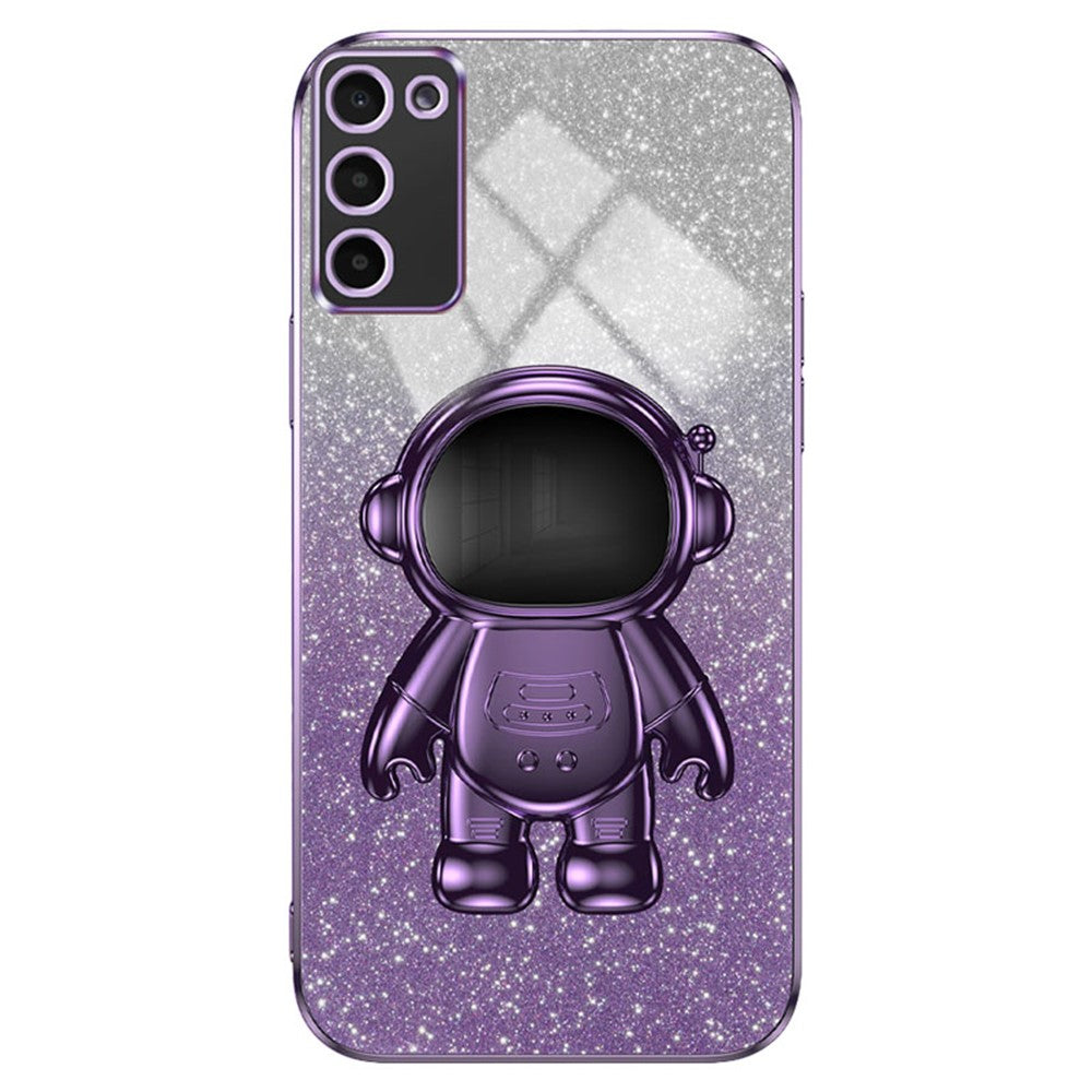 Støttebenscover til Samsung Galaxy A03s (164,2mm) Skinnende PC+TPU telefoncover