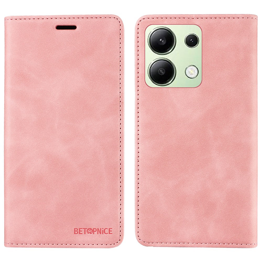 BETOPNICE 003 För Xiaomi Redmi Note 13 4G Skal Kortplatser RFID-blockerande mobilskal