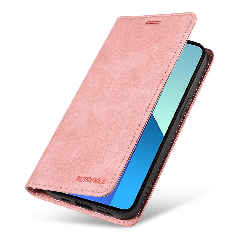 BETOPNICE 003 För Xiaomi Redmi Note 13 4G Skal Kortplatser RFID-blockerande mobilskal