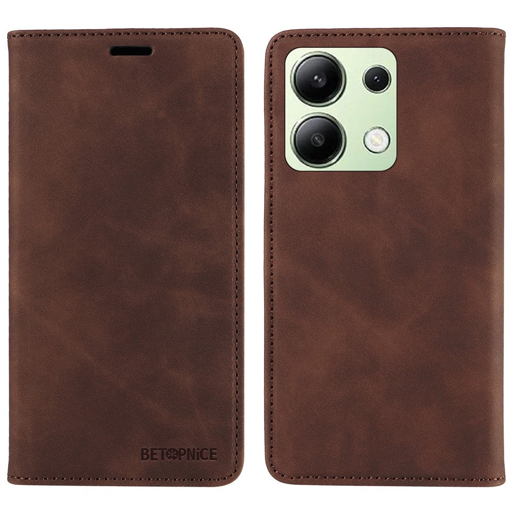 BETOPNICE 003 För Xiaomi Redmi Note 13 4G Skal Kortplatser RFID-blockerande mobilskal
