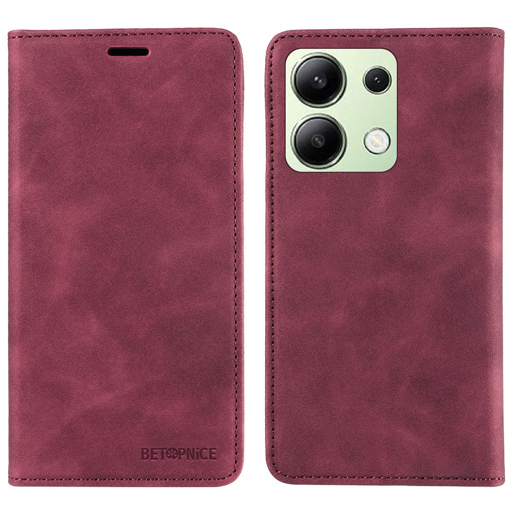 BETOPNICE 003 För Xiaomi Redmi Note 13 4G Skal Kortplatser RFID-blockerande mobilskal