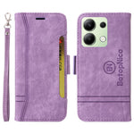 BETOPNICE 001 for Xiaomi Redmi Note 13 4G Case Imprinted Leather Phone Wallet Cover