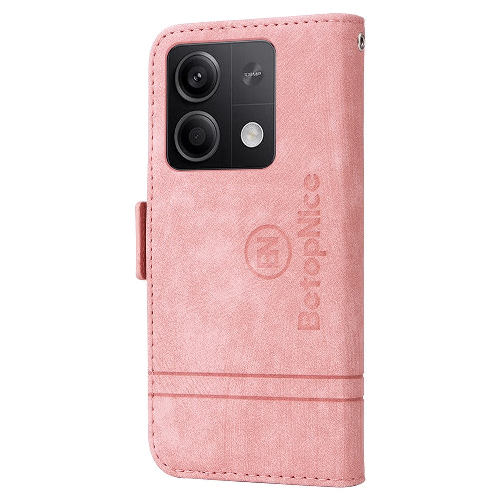 BETOPNICE 001 for Xiaomi Redmi Note 13 5G / Redmi Note 13 5G (China) Case Imprint Leather Cover