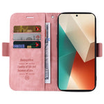 BETOPNICE 001 för Xiaomi Redmi Note 13 5G / Redmi Note 13 5G (Kina) Fodral Läderfodral med tryck