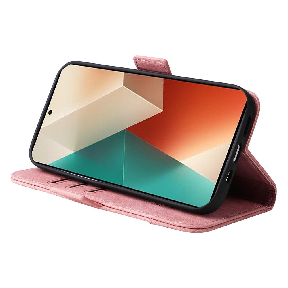 BETOPNICE 001 for Xiaomi Redmi Note 13 5G / Redmi Note 13 5G (China) Case Imprint Leather Cover
