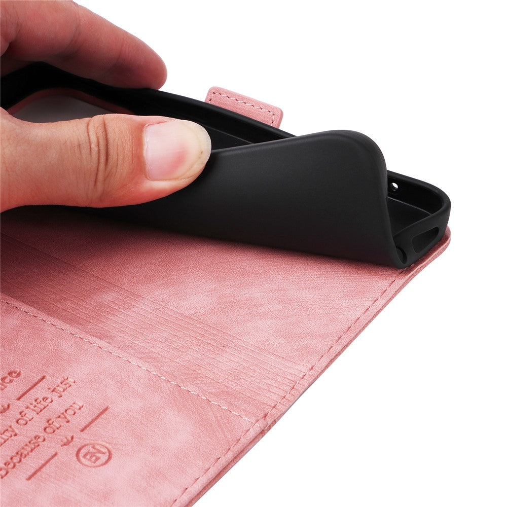 BETOPNICE 001 for Xiaomi Redmi Note 13 5G / Redmi Note 13 5G (China) Case Imprint Leather Cover