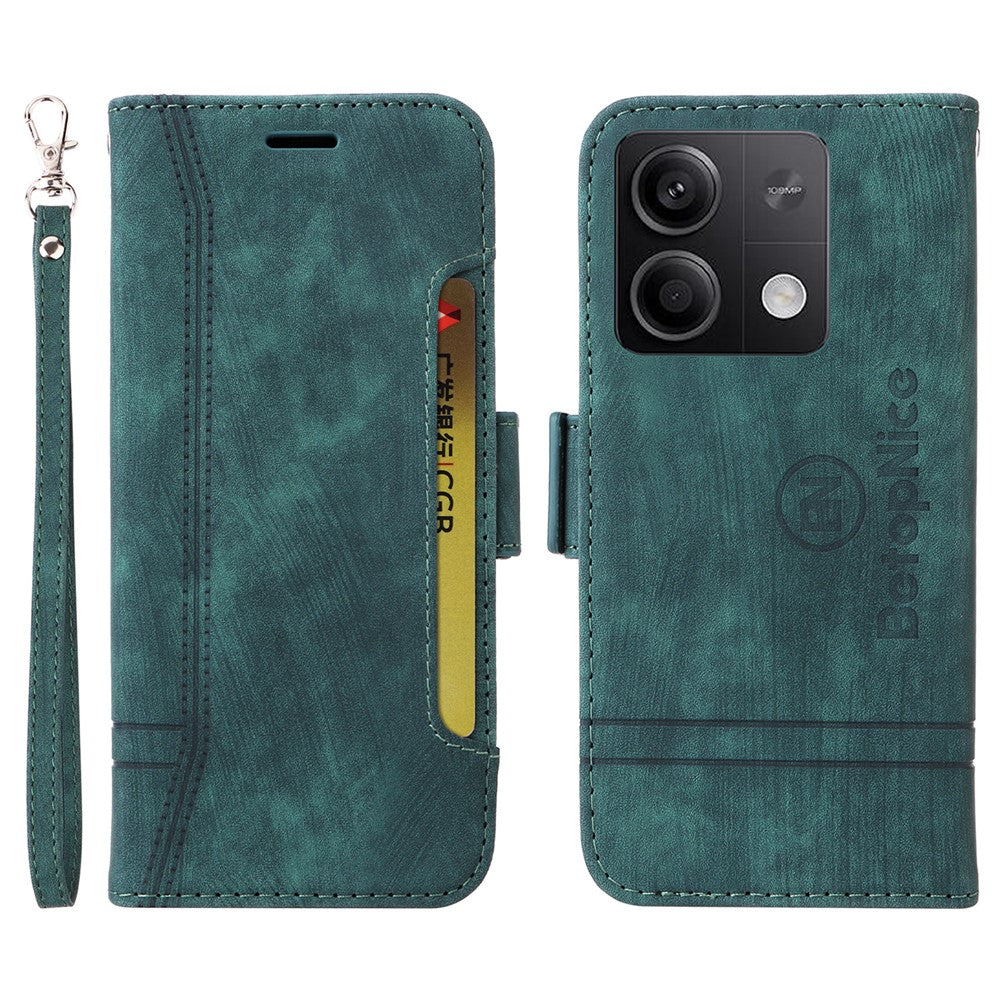 BETOPNICE 001 for Xiaomi Redmi Note 13 5G / Redmi Note 13 5G (China) Case Imprint Leather Cover
