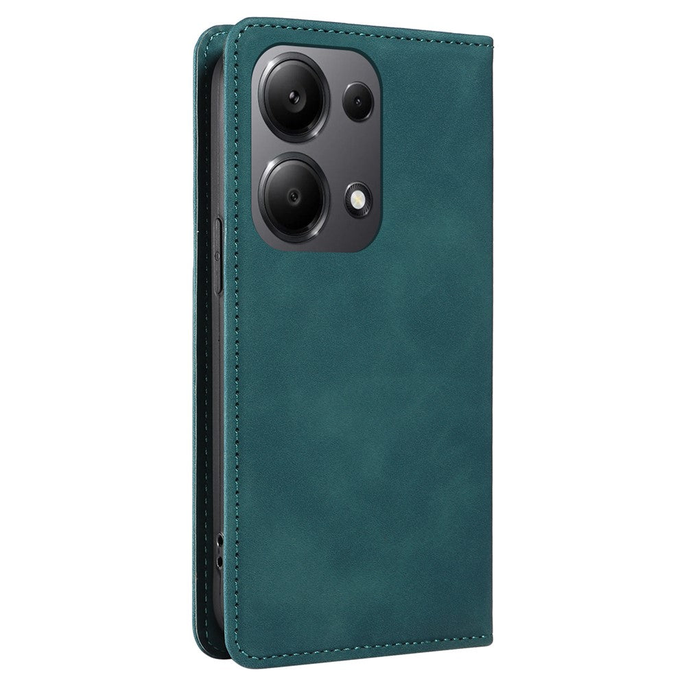 BETOPNICE 003 For Xiaomi Redmi Note 14S 4G / Note 13 Pro 4G / Poco M6 Pro 4G Phone Cover Leather RFID Blocking Case