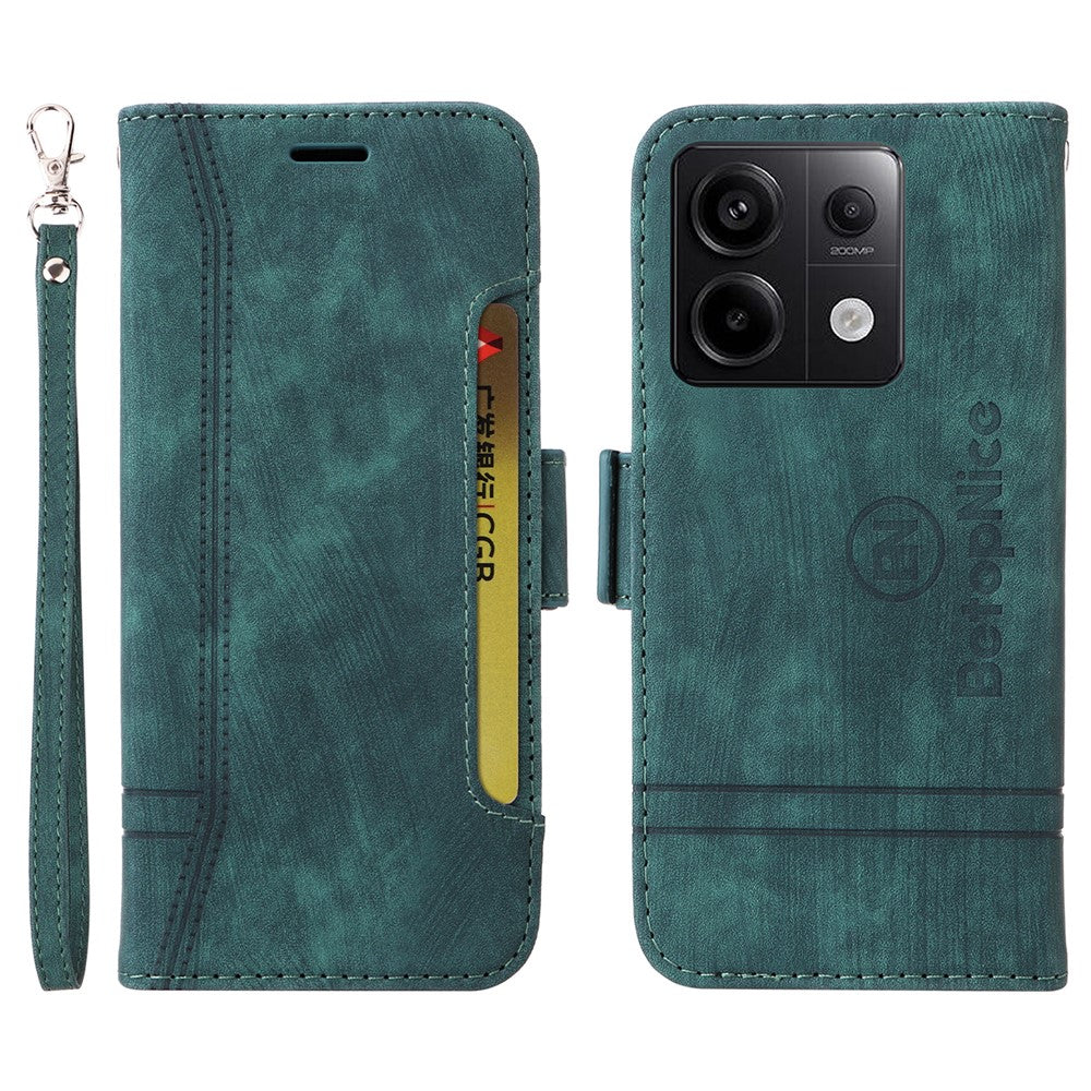 BETOPNICE 001 for Xiaomi Redmi Note 13 Pro 5G / Poco X6 5G Case Leather Wallet Smart Phone Cover