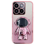 For Xiaomi 14 Pro Case Cartoon Astronaut Support Kickstand PC+TPU Cell Phone Cover