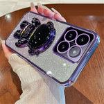 For Xiaomi 14 Pro Case Cartoon Astronaut Support Kickstand PC+TPU Cell Phone Cover