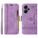 BETOPNICE 001 for Xiaomi Redmi Note 13 Pro+ 5G Phone Case Imprinted Lines Pattern Wallet Cover