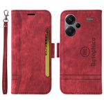 BETOPNICE 001 for Xiaomi Redmi Note 13 Pro+ 5G Phone Case Imprinted Lines Pattern Wallet Cover