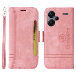 BETOPNICE 001 for Xiaomi Redmi Note 13 Pro+ 5G Phone Case Imprinted Lines Pattern Wallet Cover
