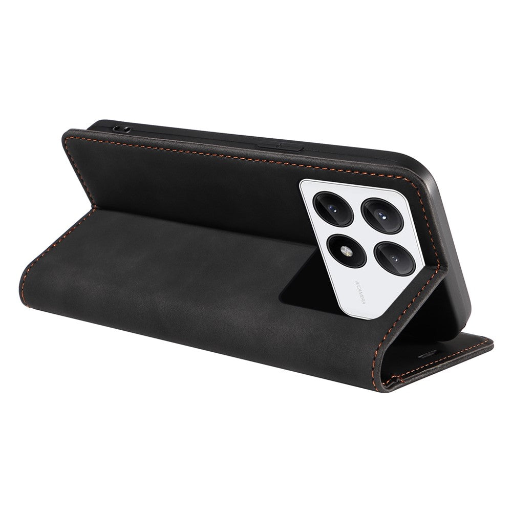 BETOPNICE 003 For Xiaomi Redmi K70E 5G / Poco X6 Pro 5G Case RFID Blocking Phone Stand Cover