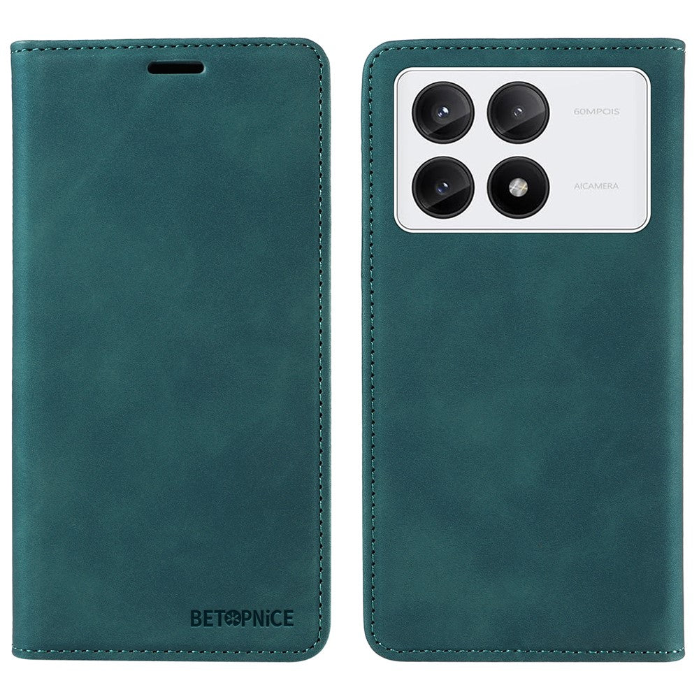 BETOPNICE 003 For Xiaomi Redmi K70E 5G / Poco X6 Pro 5G Case RFID Blocking Phone Stand Cover