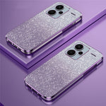For Xiaomi Redmi Note 13 Pro+ 5G Phone Case Astronaut Kickstand Anti-shock Electroplated Cover