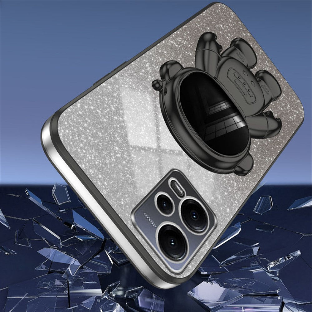 For Xiaomi Redmi Note 12 5G (Global) / Poco X5 5G Astronaut Kickstand Case PC+TPU Phone Cover