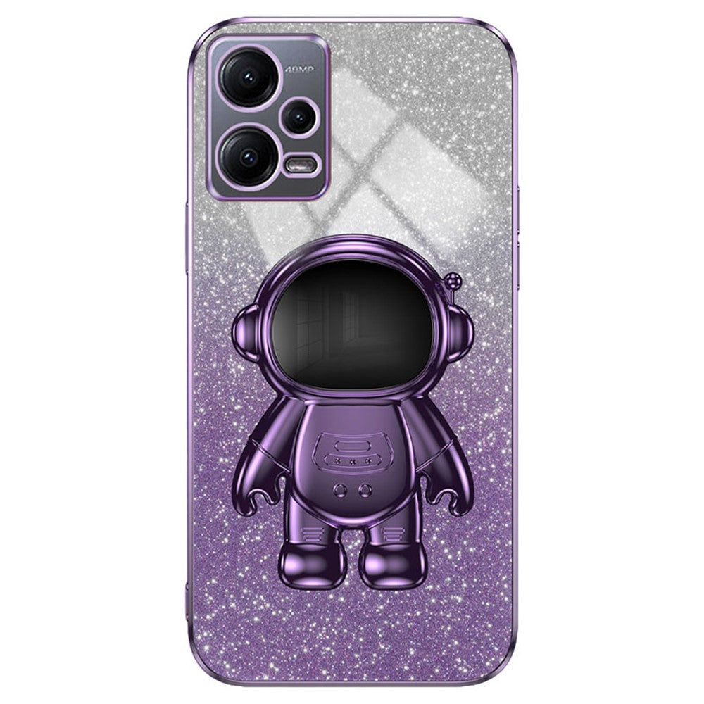 For Xiaomi Redmi Note 12 5G (Global) / Poco X5 5G Astronaut Kickstand Case PC+TPU Phone Cover