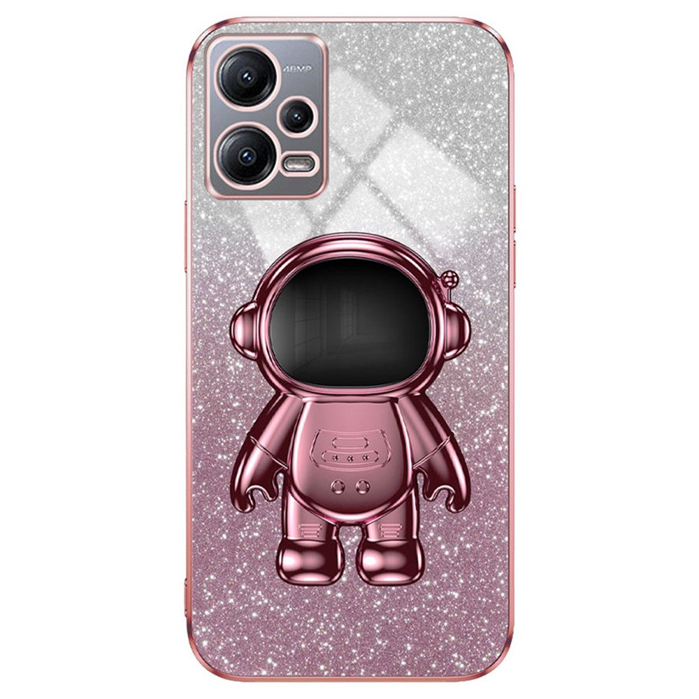 For Xiaomi Redmi Note 12 5G (Global) / Poco X5 5G Astronaut Kickstand Case PC+TPU Phone Cover