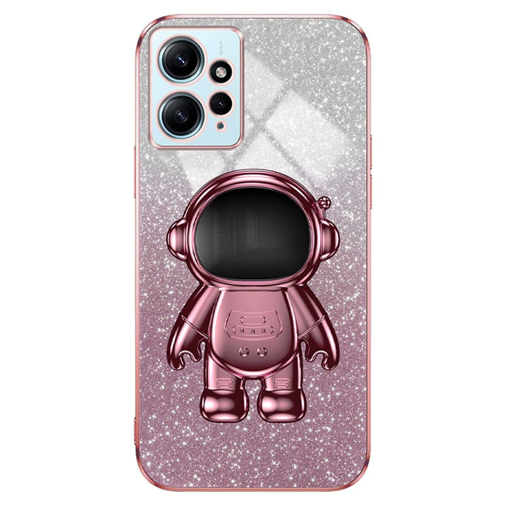 Xiaomi Redmi Note 12 4G-skal Söt Astronaut Stöd Anti-fall Mobilskal