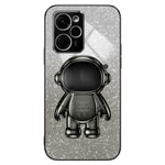 For Xiaomi Redmi Note 12 Pro Speed 5G/Poco X5 Pro 5G Case PC+TPU Electroplating Astronaut Kickstand Cover