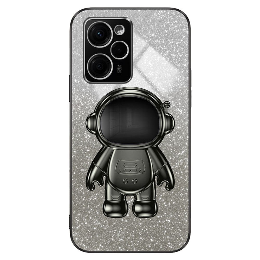 For Xiaomi Redmi Note 12 Pro Speed 5G/Poco X5 Pro 5G Case PC+TPU Electroplating Astronaut Kickstand Cover