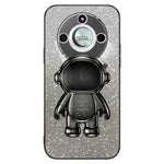 For Honor X50 5G Glitter Powder PC+TPU Case Astronaut Kickstand Phone Cover