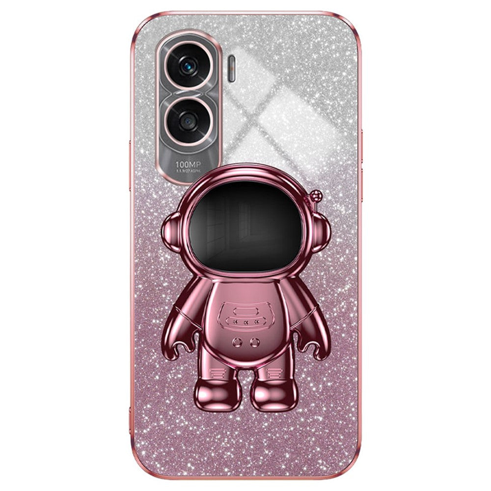 For Honor X50i 5G PC+TPU Case Phone Back Cover with Astronaut Kickstand