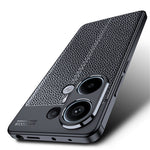 For Xiaomi Redmi Note 13 4G Case Litchi Texture Soft TPU Phone Cover
