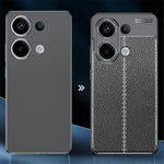 For Xiaomi Redmi Note 13 4G Case Litchi Texture Soft TPU Phone Cover