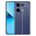 For Xiaomi Redmi Note 13 4G Case Litchi Texture Soft TPU Phone Cover